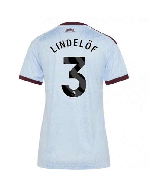 Zenske Futbalové oblečenie Aston Villa Victor Lindelof #3 2026-27 Krátky Rukáv - Tretina Zenske Futbalové oblečenie Aston Villa Victor Lindelof #3 2026-27 Krátky Rukáv - Tretina
